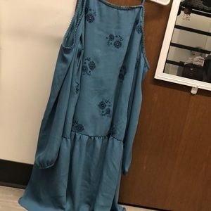 floral off the shoulder dress